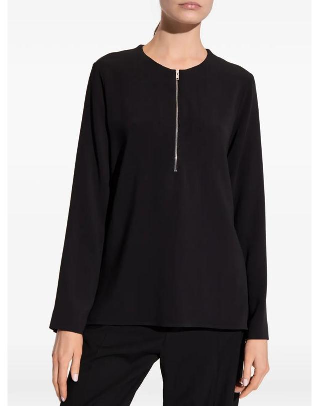 스텔라 매카트니 [해외직구] 26 FW Stella McCartney 스텔라 매카트니 프런트 지퍼 블라우스 341360SCA06 TP454333324 착용컷