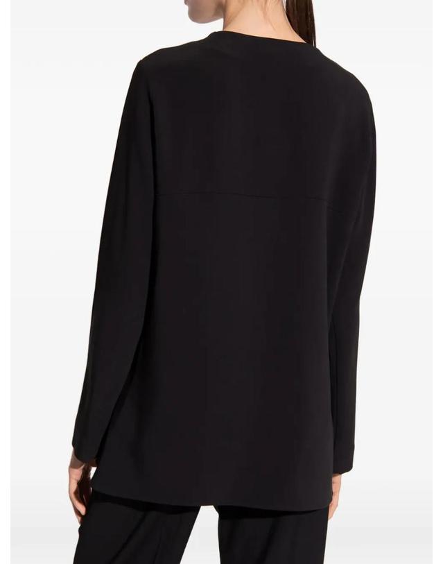 스텔라 매카트니 [해외직구] 26 FW Stella McCartney 스텔라 매카트니 프런트 지퍼 블라우스 341360SCA06 TP454333324 착용컷