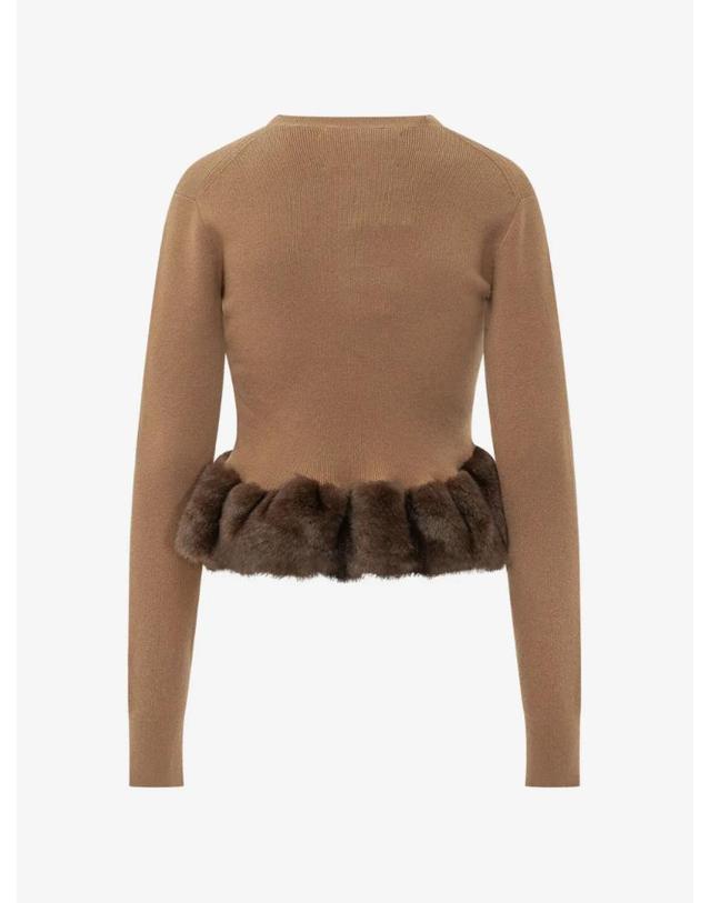 스텔라 매카트니 [해외직구] 26 FW Stella McCartney faux fur trim sweater 6K12773S2673 TP457884463 착용컷