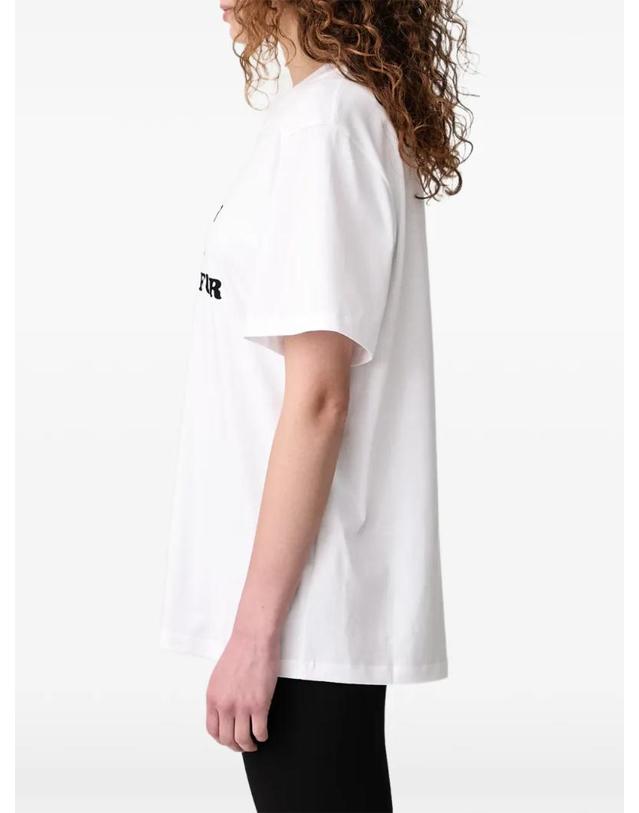 스텔라 매카트니 [해외직구] 26 FW Stella McCartney 래더 고 네이키드 슬로건 티셔츠 6J01583SQB01 TP459001983 착용컷