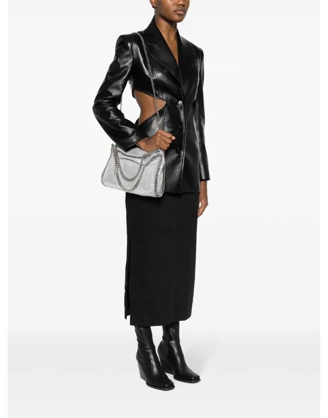 스텔라 매카트니 [해외직구] 26 FW Stella McCartney 팔라벨라 미니 메탈릭 토트 백 371223WP0301 TP458167928 착용컷