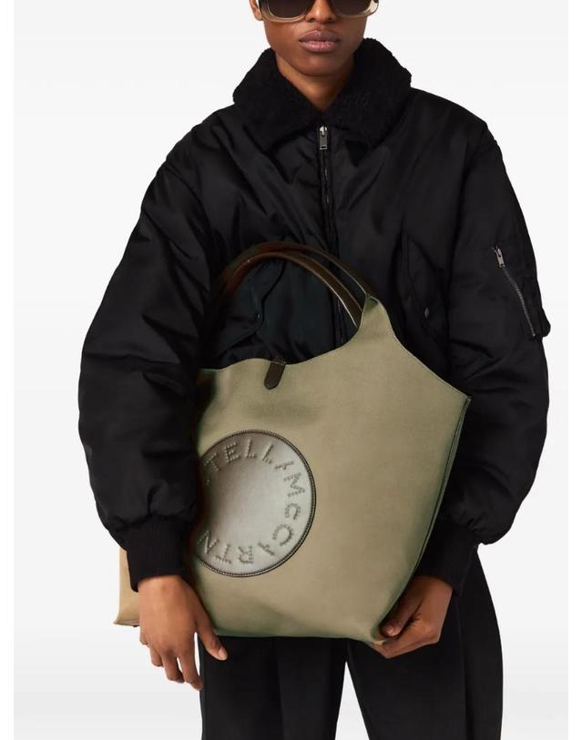 스텔라 매카트니 [해외직구] 26 FW Stella McCartney 로고 패치 토트 백 7B0206WP0753 TP456639686 착용컷