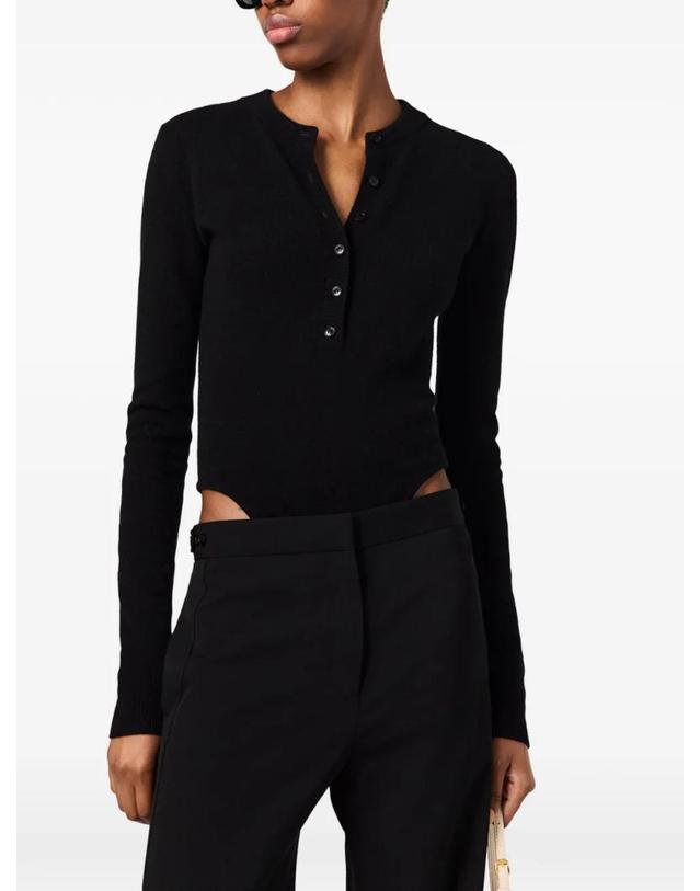스텔라 매카트니 [해외직구] 26 FW Stella McCartney 버튼 플래킷 컷아웃 탑 6K10873S2610 TP454910649 착용컷