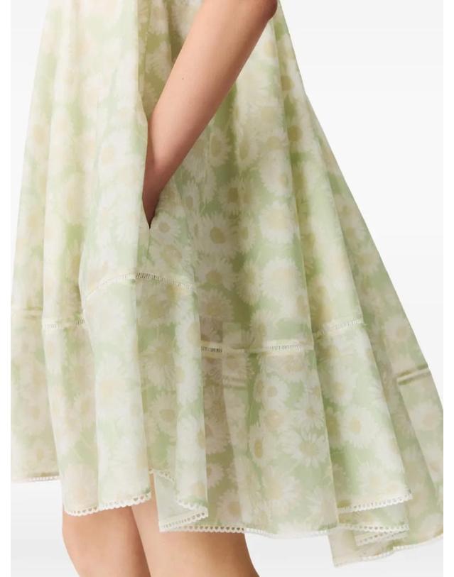 스텔라 매카트니 [해외직구] 26 FW Stella McCartney 데이지 프린트 홀터넥 미니 드레스 6A07003IS100 TP454301272 착용컷