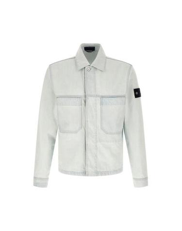 [해외직구] 26 FW 스톤 아일랜드 로고 패치 데님 자켓 VJ203 L1S144100006S00J9