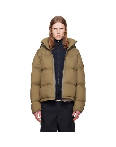 [해외직구] 26 FW 스톤아일랜드 카키 4100013 매트 코듀라 어드벤스드 다운 재킷 262828M178019