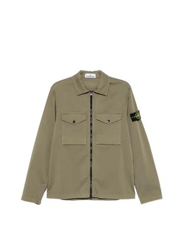 [해외직구] 26 FW 스톤아일랜드 로고 패치 집업 코튼 셔츠 L2S151200010S0012 TP455856445