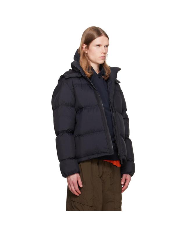 스톤아일랜드 [해외직구] 26 FW 스톤아일랜드 블랙 4100013 매트 립스탑 코듀라 어드벤스드 다운 재킷 262828M178021 착용컷