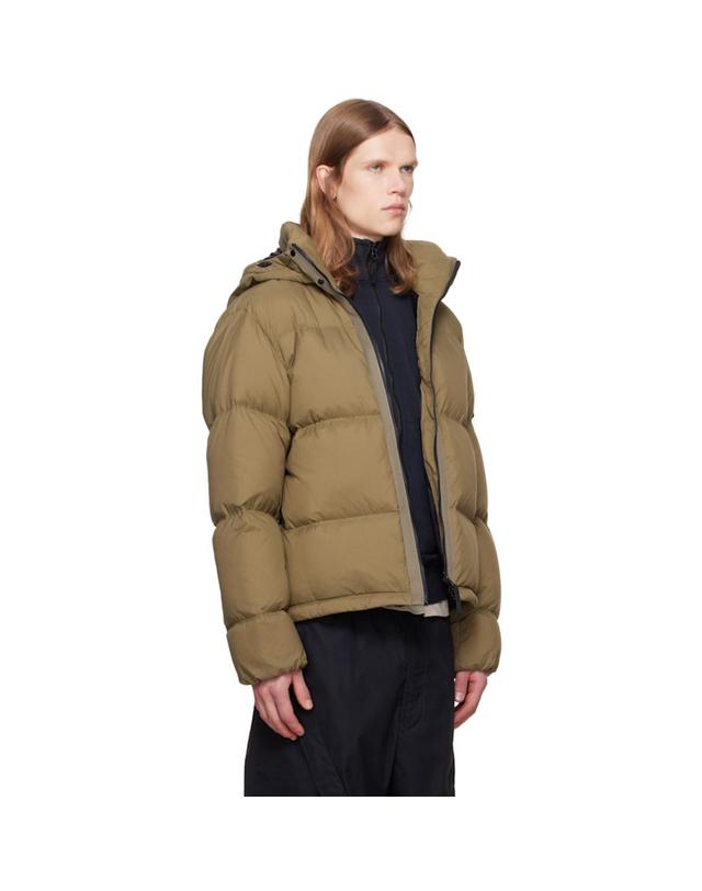 스톤아일랜드 [해외직구] 26 FW 스톤아일랜드 카키 4100013 매트 코듀라 어드벤스드 다운 재킷 262828M178019 착용컷