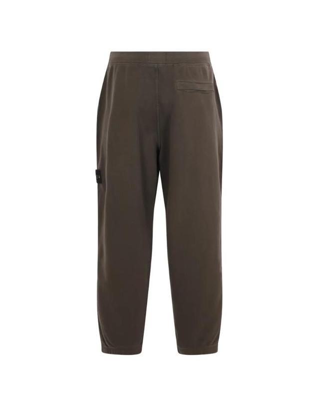 스톤아일랜드 [해외직구] 26 FW 스톤아일랜드 로고 배지 코튼 플리스 트랙팬츠 L2S156200002S0051 TP456459899 착용컷