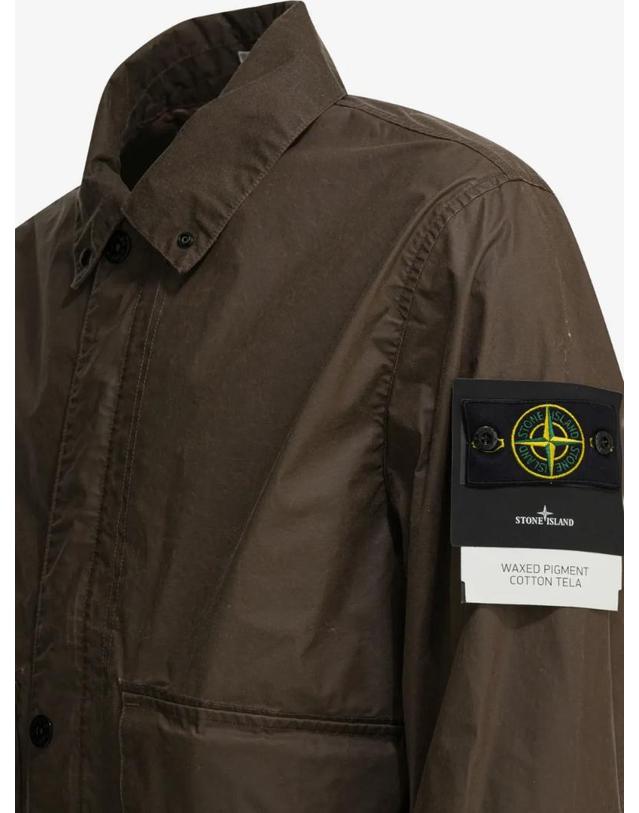 스톤아일랜드 [해외직구] 26 FW 스톤아일랜드 플랩 포켓 왁싱 셔츠 재킷 L1S154100054S0290 TP455785547 착용컷