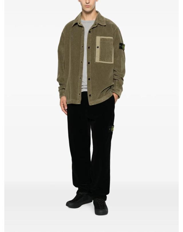 스톤아일랜드 [해외직구] 26 FW 스톤아일랜드 1200016 오가닉 코튼 코듀로이 800 셔츠 L2S151200016S0212 TP456091736 착용컷
