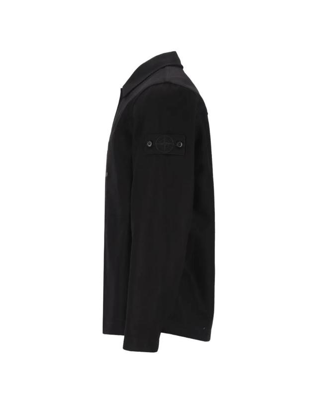 스톤아일랜드 [해외직구] 26 FW 스톤아일랜드 1200020 울 나일론 플란넬 S I 고스트 오버셔츠 L2S151200020 TP459370140 착용컷