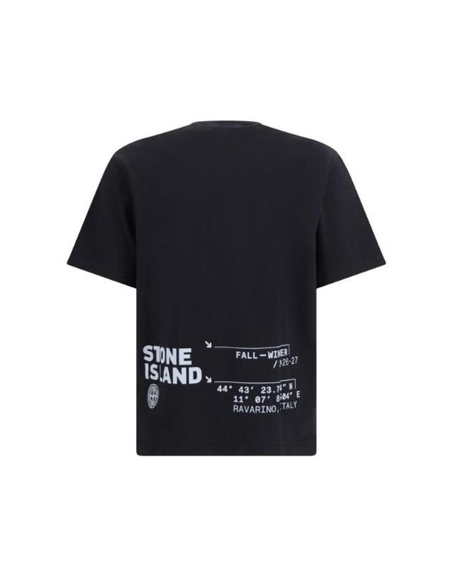 스톤아일랜드 [해외직구] 스톤 아일랜드 나침반 로고 프린트 티셔츠 L2S152100001S0480 V0029 TP979777813 착용컷