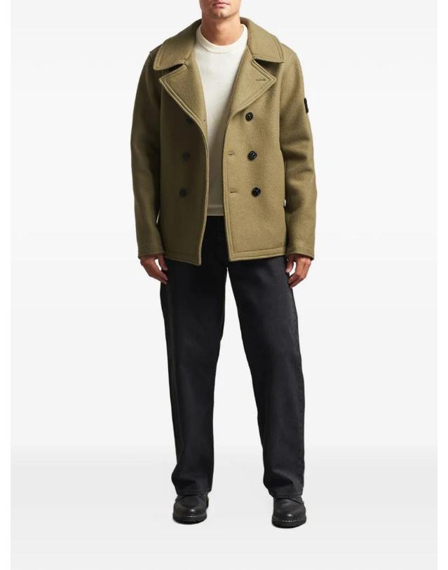 스톤아일랜드 [해외직구] 26 FW 스톤아일랜드 4100040 헤비 멜튼 피코트 L2S154100040S0453 TP460213043 착용컷