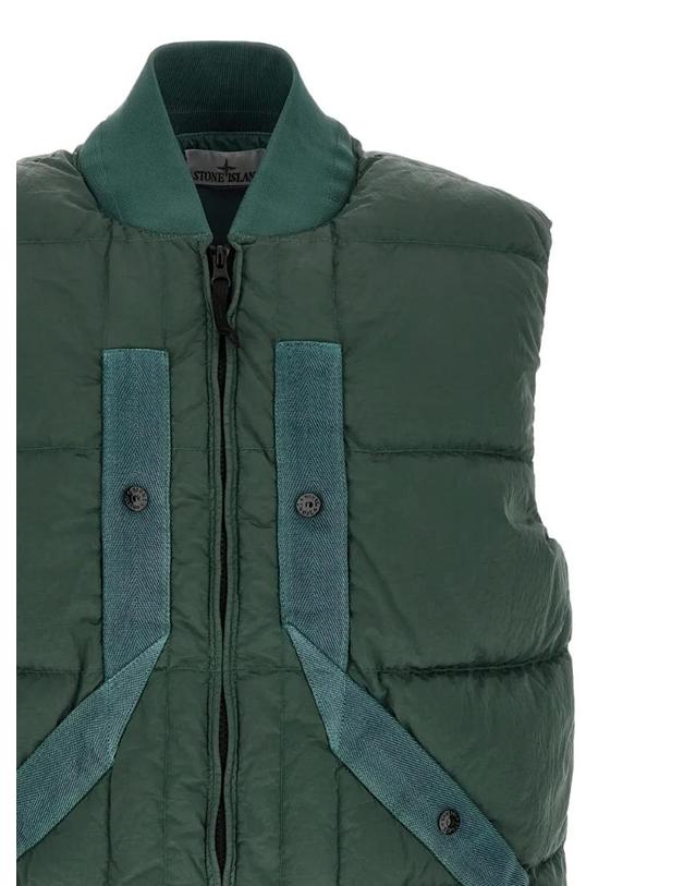 스톤아일랜드 [해외직구] 26 FW 스톤아일랜드 나일론 메탈 패딩 베스트 L2S15G100008S0019 TP460255061 착용컷