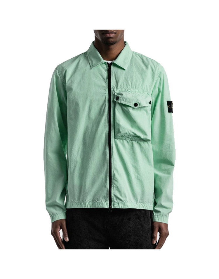 STONE ISLAND [해외] 26 SS 스톤 아일랜드 콤파스 와펜 쓰리버튼 포켓 집업 셔츠 자켓 셔켓 7415117WN V0114