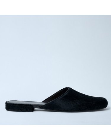 [해외직구] 26 FW 더로우 Penelope 페넬로프 카프헤어 피니쉬 뮬 F1677 L701 BLK