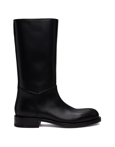 [해외직구] 26 FW 더로우 블랙 노블리스 라이딩 부츠 242359F115001