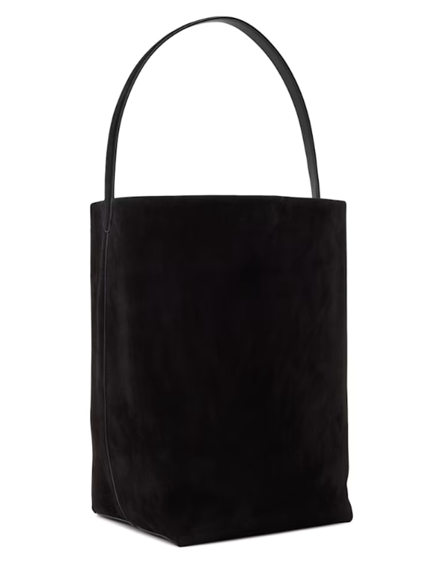 더 로우 더로우 [해외직구] 26 FW 더로우 블랙 라지 파크 토트백 242359F049041 착용컷