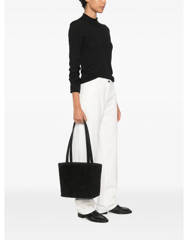 더 로우 더로우 [해외직구] 더로우 Parker suede tote bag 12208811671816 TP725520267 착용컷