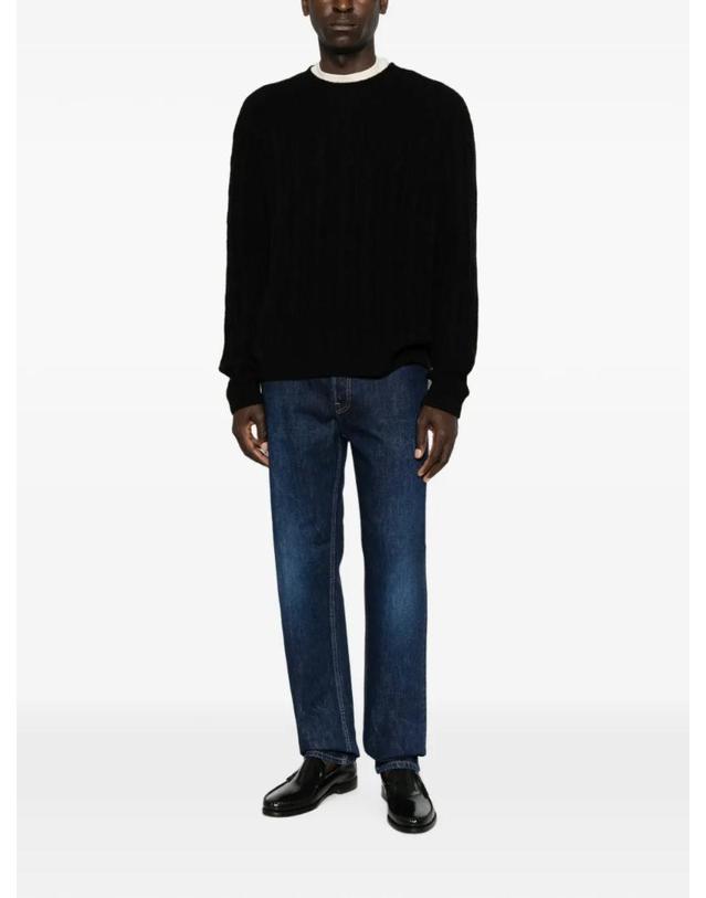 더 로우 더로우 [해외직구] 26 FW 더로우 나니 케이블 니트 크루 넥 스웨터 1259Y120 TP457480406 착용컷