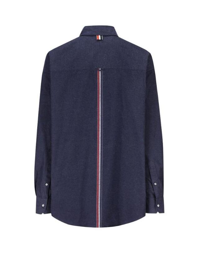 톰브라운 [해외직구] Thom Browne RWB 스트라이프 오버사이즈 셔츠 MWL381AF0351 415 TP980166491 착용컷