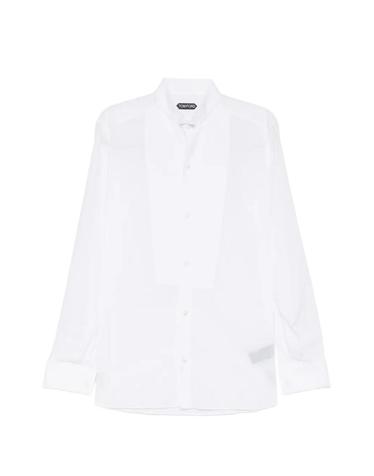 [해외직구] 26 FW 톰포드 빕 프런트 밴드 칼라 셔츠 HRVS03C0023 TP457536754