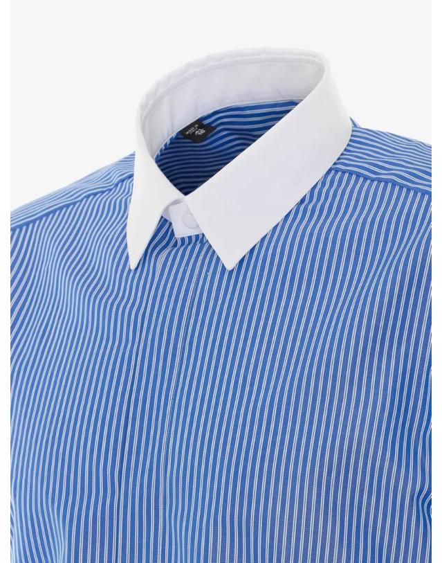 톰포드 [해외직구] 26 FW 톰포드 스트라이프 배색 칼라 셔츠 HLBA02C0037UWA TP456266123 착용컷