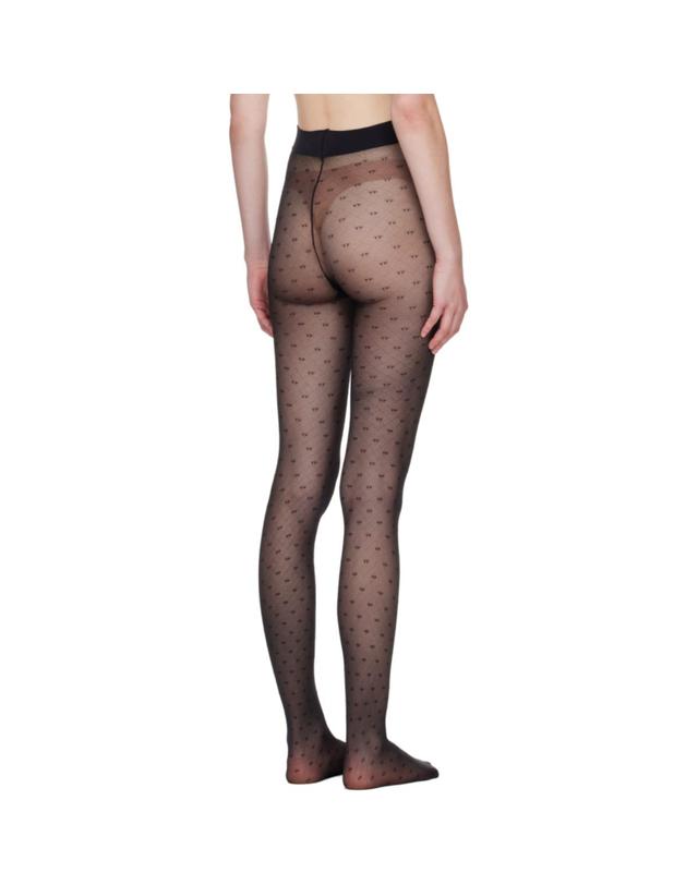 톰포드 [해외직구] 톰포드 블랙 스트레치 나일론 TF 모노그램 스타킹 TI0100 YAX1130 TP878231966 착용컷