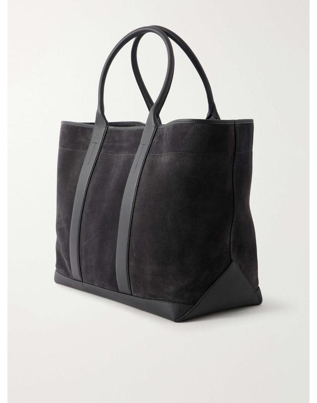 톰포드 [해외직구] 26 FW 톰포드 차콜 가죽 트리밍 스웨이드 위크엔드 백 TP582325833 착용컷