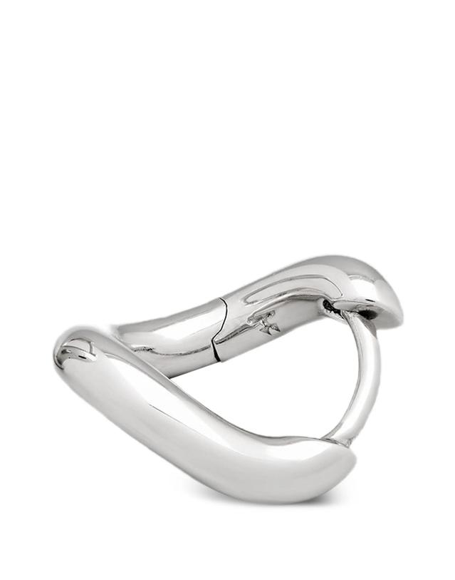 톰우드 톰 우드 [해외직구] 톰 우드 River huggie hoop earrings 12127984353544 TP725513820 착용컷