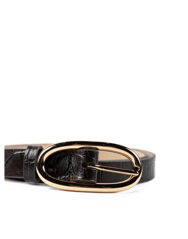 토리버치 [해외직구] 26 FW 토리버치 croc effect buckle belt 183037 TP459236882 착용컷