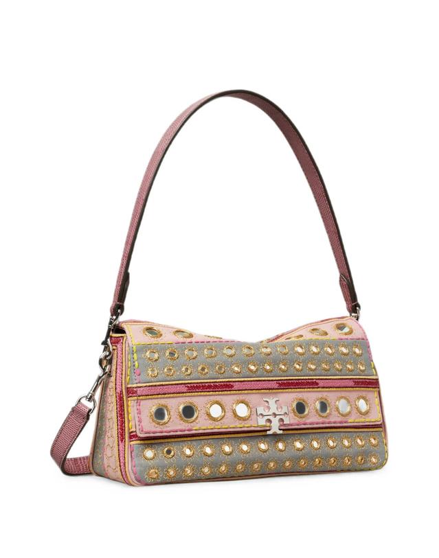 토리버치 [해외직구] 토리버치 small Charlie embellished shoulder bag 12107872895240 TP725728842 착용컷