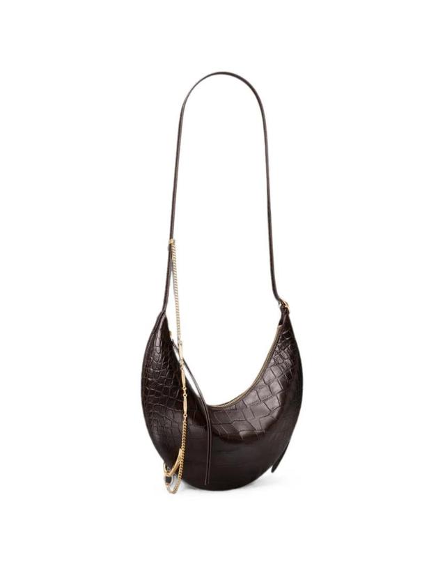 토리버치 [해외직구] 26 FW 토리버치 Pierced croc embossed crossbody bag 183365 TP456681600 착용컷