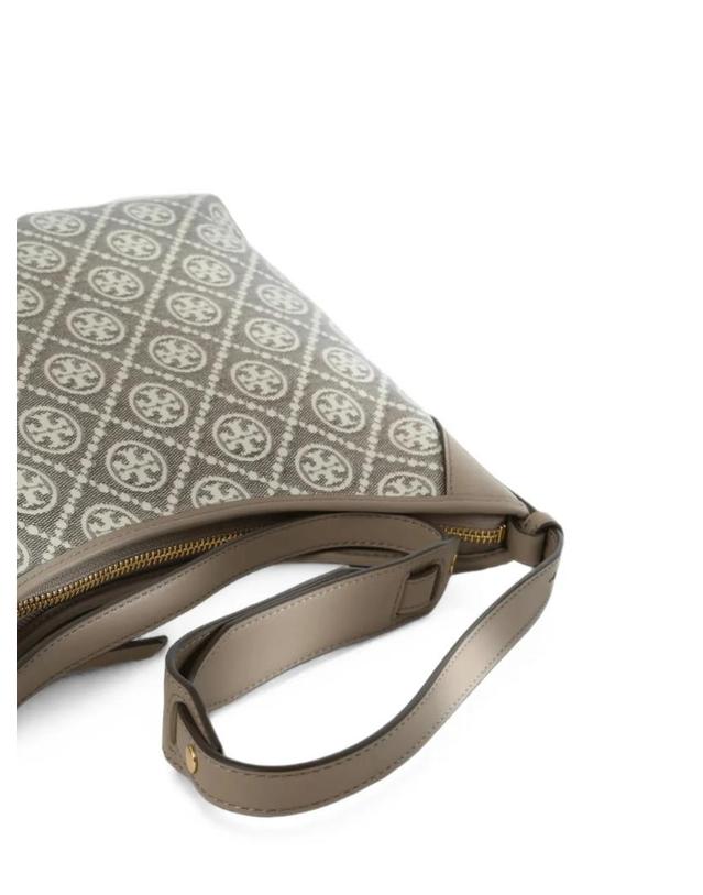 토리버치 [해외직구] 26 FW 토리버치 T Monogram coated jacquard messenger 185802 TP459418289 착용컷