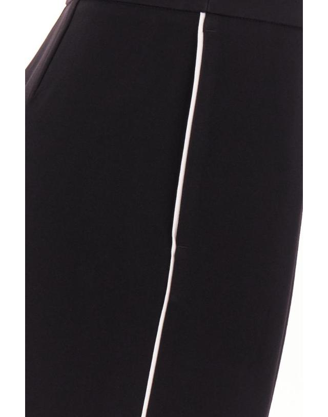토리버치 [해외직구] 24SS 토리 버치 블랙 triacetate 블렌드 팬츠 151702001 TP580062923 착용컷