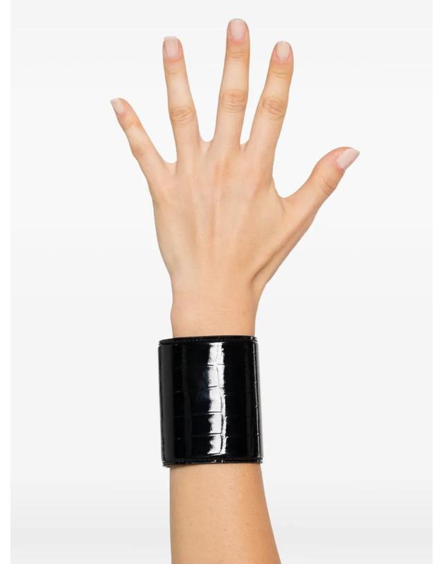 토템 [해외직구] 26 FW 토템 croc embossed leather cuff 254WJQ0138LE0076 TP459204376 착용컷