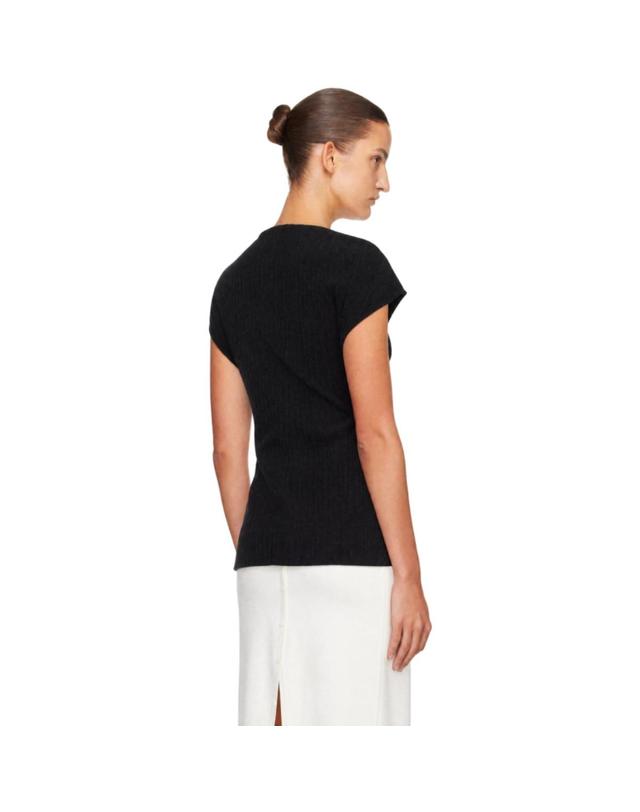 토템 [해외직구] 26 FW 토템 블랙 원숄더 탑 262771F107009 착용컷