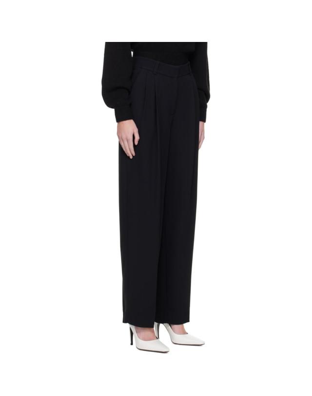 토템 [해외직구] 26 FW 토템 블랙 더블 플리츠 플루이드 캐디 슬랙스 262771F087018 착용컷