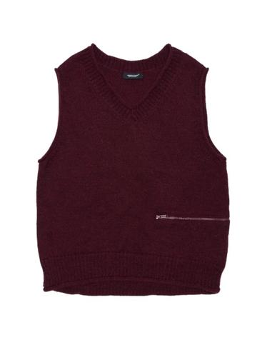 [해외직구] 26 FW 언더커버 V넥 지퍼 베스트 UC2E4908AW25BORDEAUX TP460059871