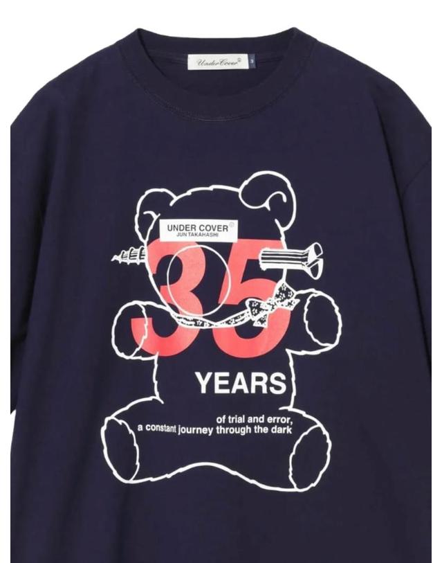언더커버 [해외직구] 26 FW 언더커버 그래픽 프린트 티셔츠 UC2F3801AW26NAVY TP459460844 착용컷