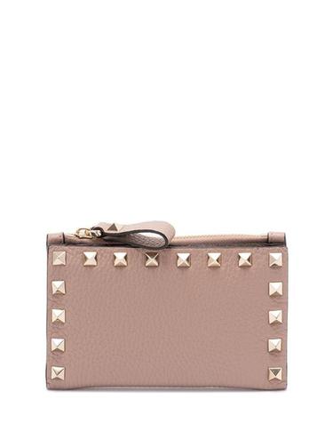 [해외직구] Valentino Garavani 락스터드 집업 카드홀더 7W2P0605VSH P45POUDRE TP979698901