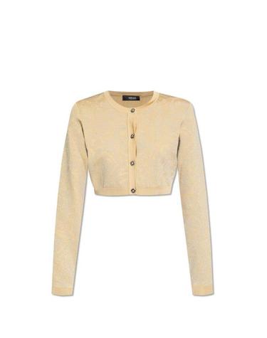 [해외직구] 26 FW 베르사체 바로코 버튼업 크롭 롱슬리브 카디건 1KD70 10110201A10004