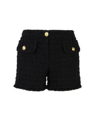 [해외직구] 26 FW 베르사체 프린지 헴 버진 울 블렌디드 블렌드 쇼츠 1B000 10153771A10096