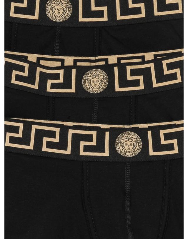 베르사체 [해외직구] 베르사체 logo detail boxers set of three 12107873026312 TP724570777 착용컷