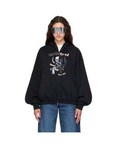 [해외직구] 26 FW 베트멍 블랙 Motorhead 집업 후드티 262669F097003
