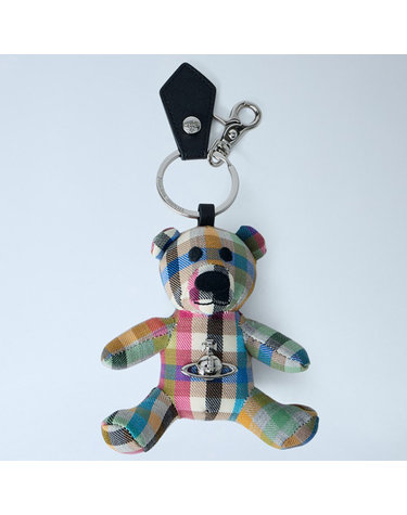 [해외직구] 26 FW 비비안 웨스트우드 Teddy Bear 로고 테디베어 참 키링 82120005U W01CV O215