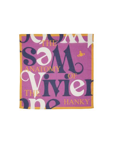[해외직구] 26 FW 비비안웨스트우드 퍼플 아나토미 오브 행키 스카프 262314F028002