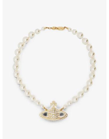 [해외직구] 26 FW 비비안웨스트우드 One Row Bas Relief Orb motif choker 6301010602R202 TP459250697